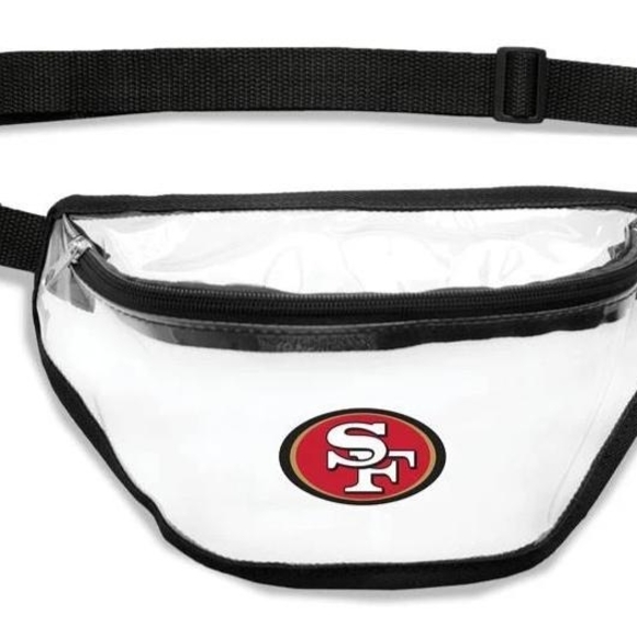 San Francisco 49ers Clear Waist Bag - Picture 1 of 1